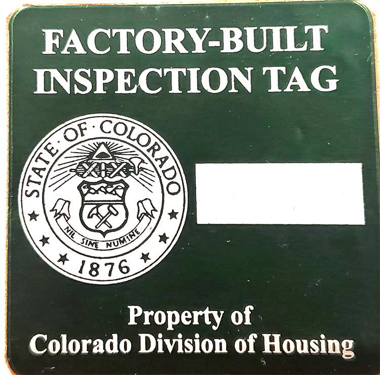 Out of State-Inspection Only (Green/Silver Primary 2 inch x 2 inch)